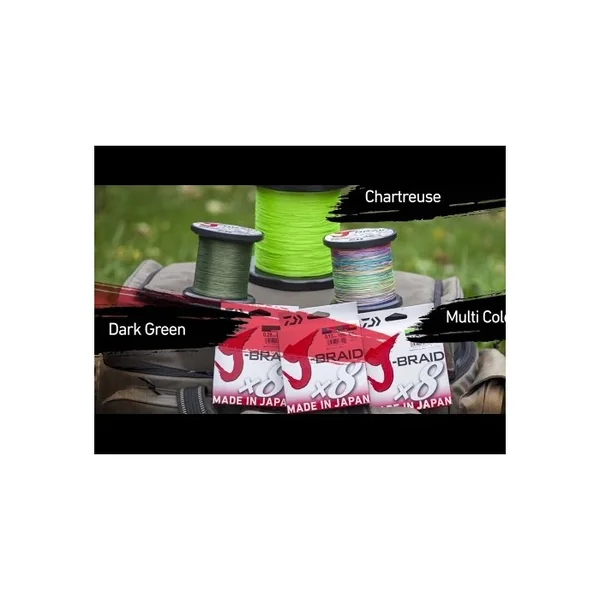 Tresse Daiwa J Braid 8 brins 500 m Multicolore