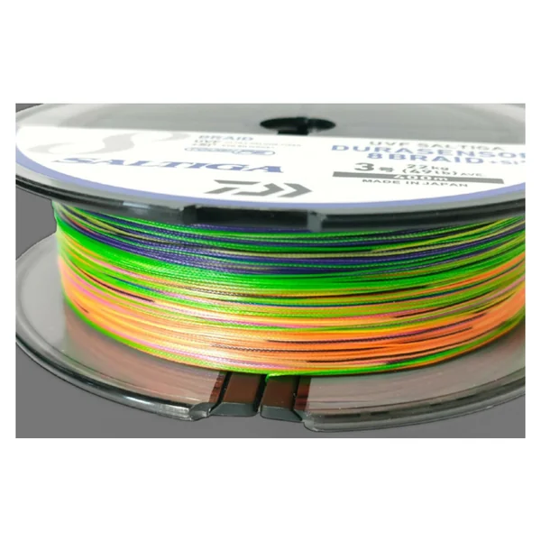 Tresse Daiwa Saltiga 8 Braid Dura Multicolore 400m