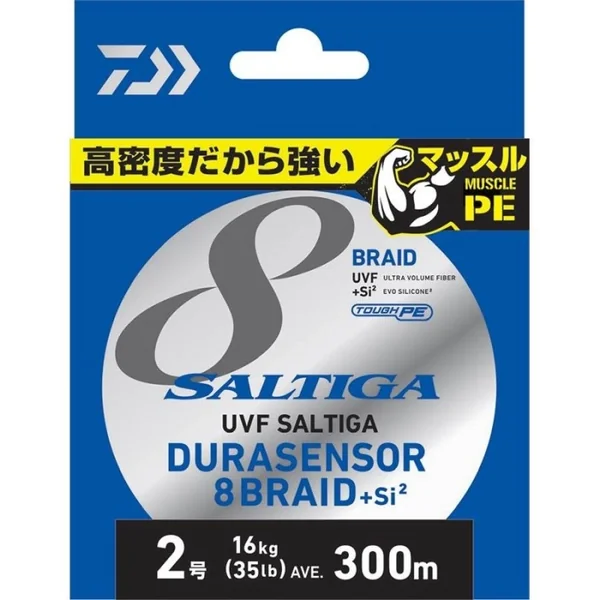 Tresse Daiwa Saltiga 8 Braid Dura + Multicolore