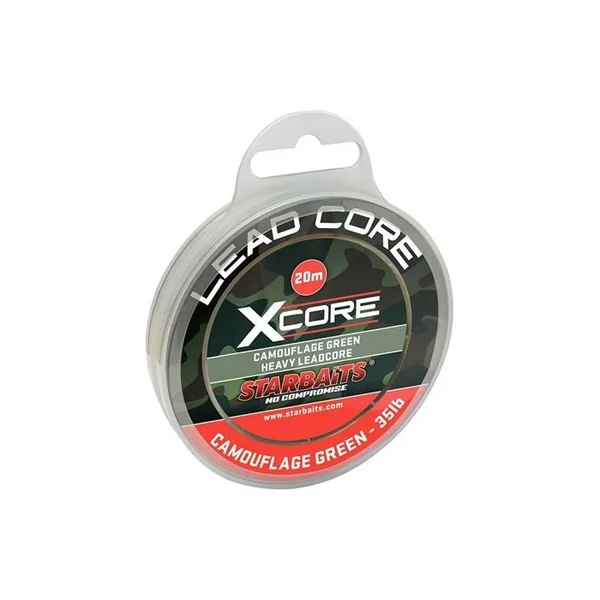 Tresse à bas de ligne Starbaits X Core - Vert foncé 35 LB