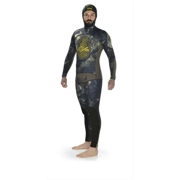 Veste de combinaison C4 Extreme Camo - 3 mm - Taille 2 Small