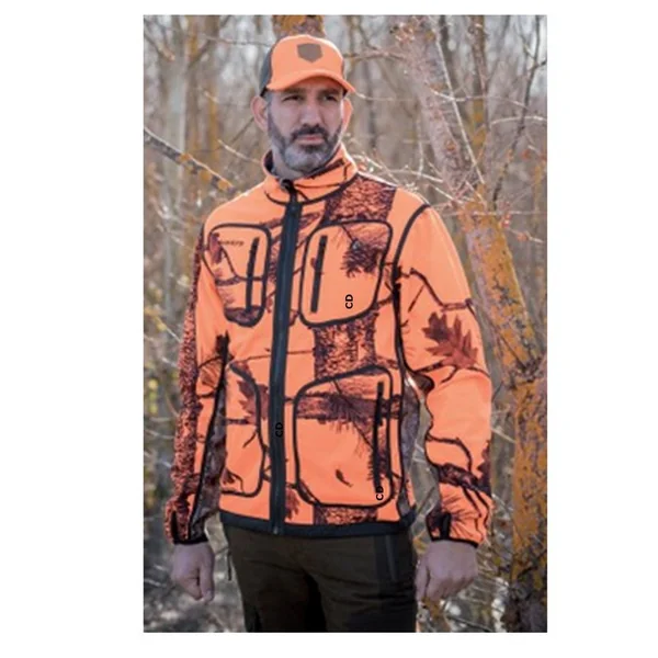 Veste Polaire Reversible Homme Somlys Polar Reverse JKT 486 Camo Orange/Forest