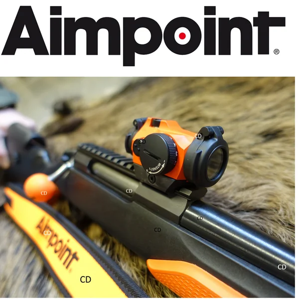 Viseur Aimpoint Micro H2 2MOA Blaze Orange Avec Embase Et Casquette